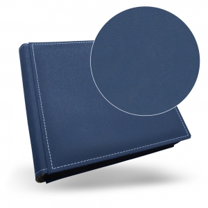 Album Tradycyjny Na Wklejanie 30x30 - 20 - Eko Skóra 24 - Niebieski Faktura