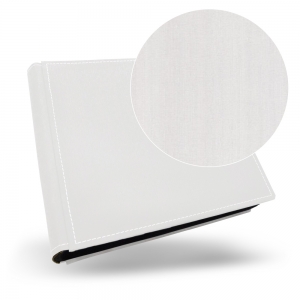 Album Tradycyjny Na Wklejanie 30x30 - Tekstura 06 - MATERIAŁY TEKSTYLNE 07 - Biel Tekstylna