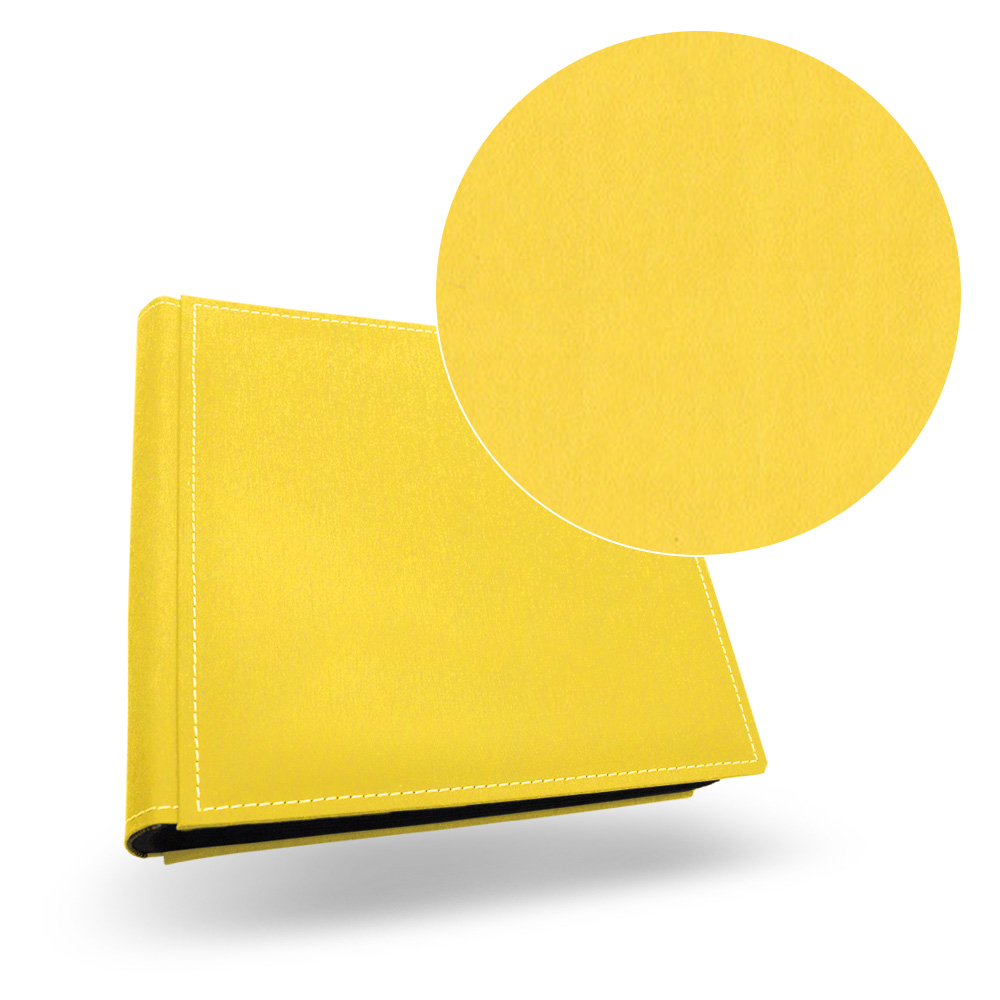 Album Tradycyjny Na Wklejanie 23x23 - 22 - Eko Skóra 26 - Żółty