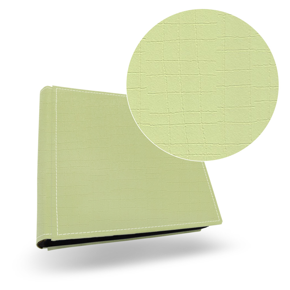 Album Tradycyjny Na Wklejanie 23x23 - Tekstura 03 - MATERIAŁY TEKSTYLNE 03 - Seledyn Tekstylny