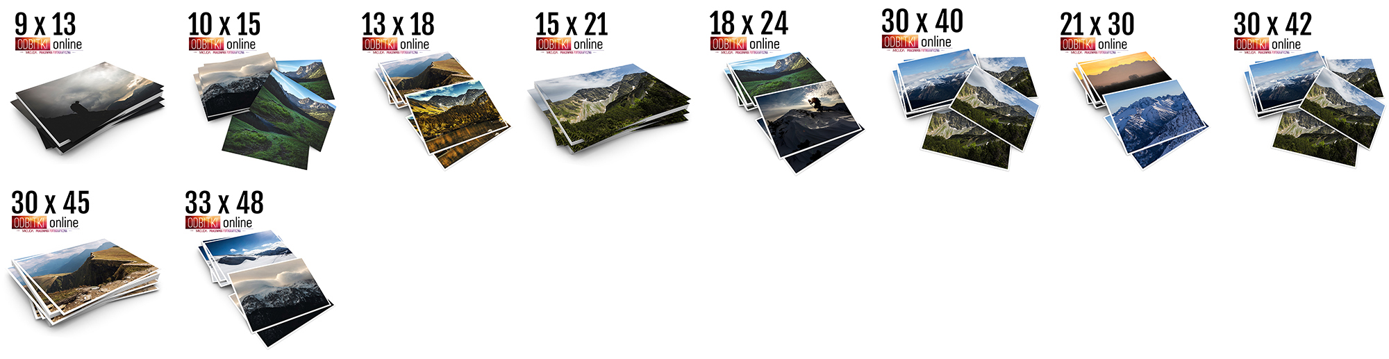 Wywoływanie Drukowanie Zdjęć ILFORD Kraków - do Ramek Albumu Klasyczne