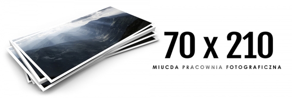 Odbitki Panoramiczne 70x210 wydruki zdjęć na papierze fotograficznym